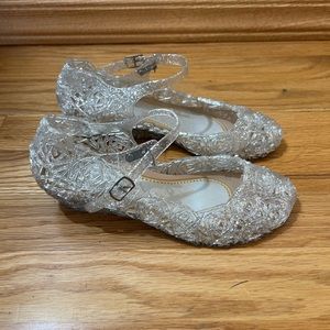 ERTUPE Princess Costumes Jelly Flats Shoes, for kids, size 4